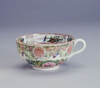 藏品(花卉紋彩瓷咖啡杯)的圖片