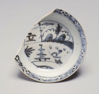 藏品(破青花小碟)的圖片