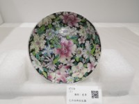 藏品(花卉琺瑯彩托盤)的圖片