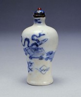 藏品(青花書畫琴棋鼻煙壺)的圖片