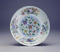藏品(五彩瓷盤)的圖片