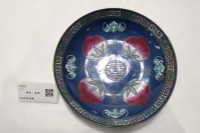 藏品(彩瓷壽桃盤)的圖片