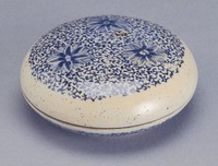 藏品(青花花卉印泥盒)的圖片