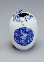 藏品(青花貼花罐)的圖片
