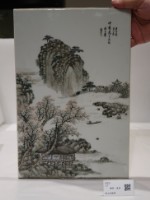藏品(瓷山水插屏)的圖片