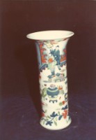 藏品(仿清康熙鬥彩芭蕉瓶)的圖片