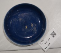 藏品(寶藍小瓷碟)的圖片