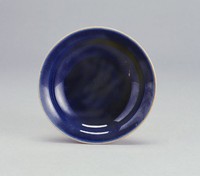 藏品(寶藍小瓷碟)的圖片
