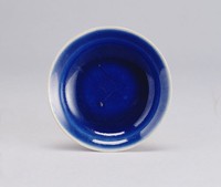 藏品(寶藍小瓷碟)的圖片