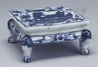 藏品(藍色小瓷桌)的圖片