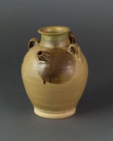 藏品(長沙窯青釉褐彩龍把水注)的圖片