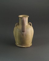 藏品(長沙窯黃釉貼花雙魚印紋水注)的圖片