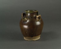 藏品(長沙窯醬黑釉雙繫壺)的圖片