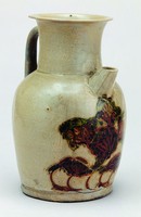 藏品(長沙窯青釉褐綠彩荷葉紋注子)的圖片