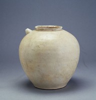 藏品(白釉壺)的圖片