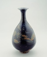 藏品(黑釉褐花玉壺春瓶)的圖片
