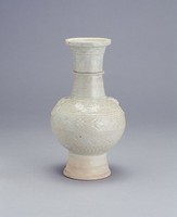 藏品(青白瓷鋪首銜環花卉紋瓶)的圖片