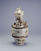 藏品(青白瓷褐彩蟠龍瓶)的圖片