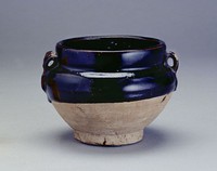 藏品(黑釉雙耳罐)的圖片