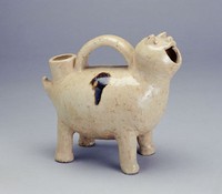 藏品(青釉褐彩虎形水注)的圖片