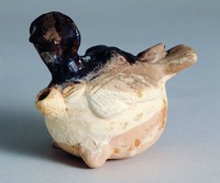 藏品(長沙窯黑釉小鳥)的圖片