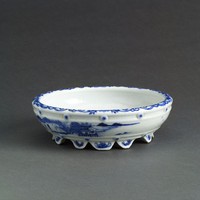 藏品(青花山水人物圖盤)的圖片