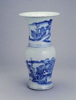 藏品(青花山水圖瓶)的圖片