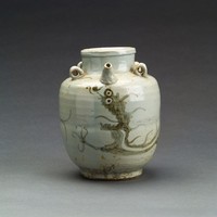 藏品(青花龍紋四耳壺)的圖片