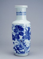 藏品(青花鶴鹿圓瓶)的圖片