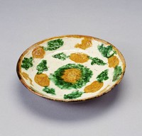 藏品(三彩印花碟)的圖片