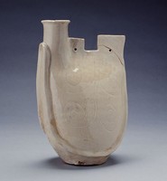 藏品(白釉皮囊壺)的圖片