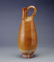 藏品(黃褐釉皮囊壺)的圖片