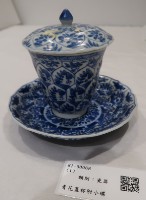 藏品(青花蓋杯附小碟)的圖片