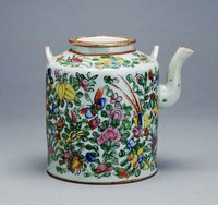 藏品(廣彩花鳥茶壺)的圖片