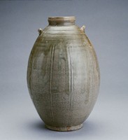 藏品(青瓷橄欖形雙耳瓶)的圖片