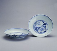 藏品(青花嬰戲圖盤)的圖片