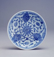 藏品(青花花卉碟)的圖片