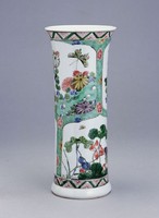 藏品(花鳥粉彩花觚)的圖片
