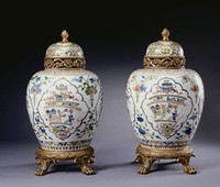 藏品(鑲金百寶紋蓋罐)的圖片