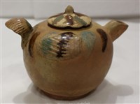 藏品(長沙窯鳥尾把小壺)的圖片