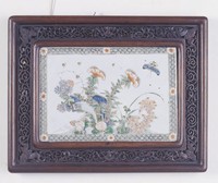 藏品(彩繪瓷方掛屏)的圖片