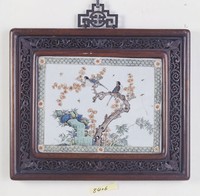 藏品(彩繪瓷方掛屏)的圖片
