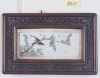 藏品(彩繪瓷方掛屏)的圖片