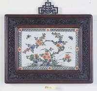 藏品(彩繪瓷方掛屏)的圖片