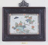 藏品(彩繪瓷方掛屏)的圖片