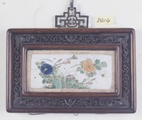 藏品(彩繪瓷方掛屏)的圖片