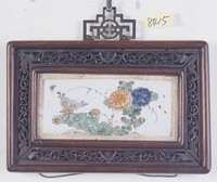 藏品(彩繪瓷方掛屏)的圖片