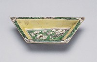 藏品(素三彩乾果瓷盤)的圖片