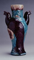 藏品(孔雀藍雙孔雀瓶)的圖片