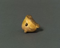 藏品(長沙窯圓形鳥三孔玩具)的圖片